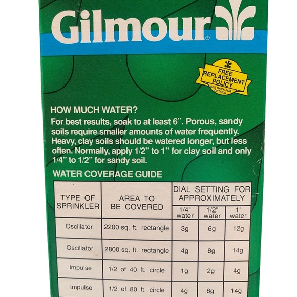 Gilmour Water Meter Timer Model 9200 Yellow - Hose Sprinkler Control - Picture 3 of 4